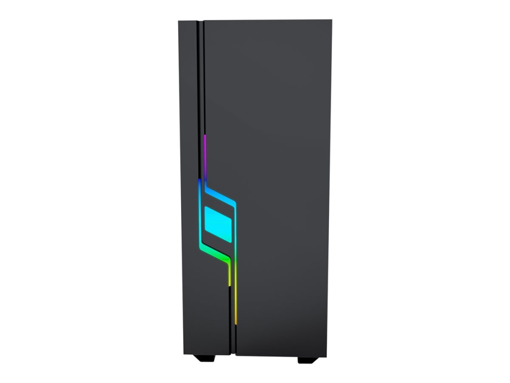 Gembird Fornax 2000 RGB Mid Tower Case Front View [5]