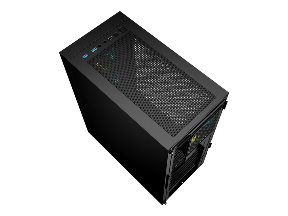 Gembird Fornax 4000 Carcasă PC ATX ARGB Negru [5]
