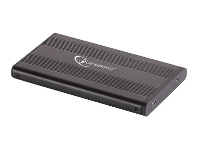 GEMBIRD EE2-U2S-5 HDD/SSD enclosure for 2.5 SATA - USB 2.0 Aluminium Black [2]