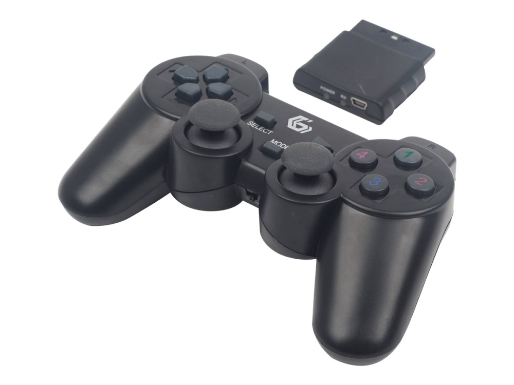 Gembird JPD-WDV-01, Gamepad Wireless Dual Vibration PS2/PS3/PC [2]