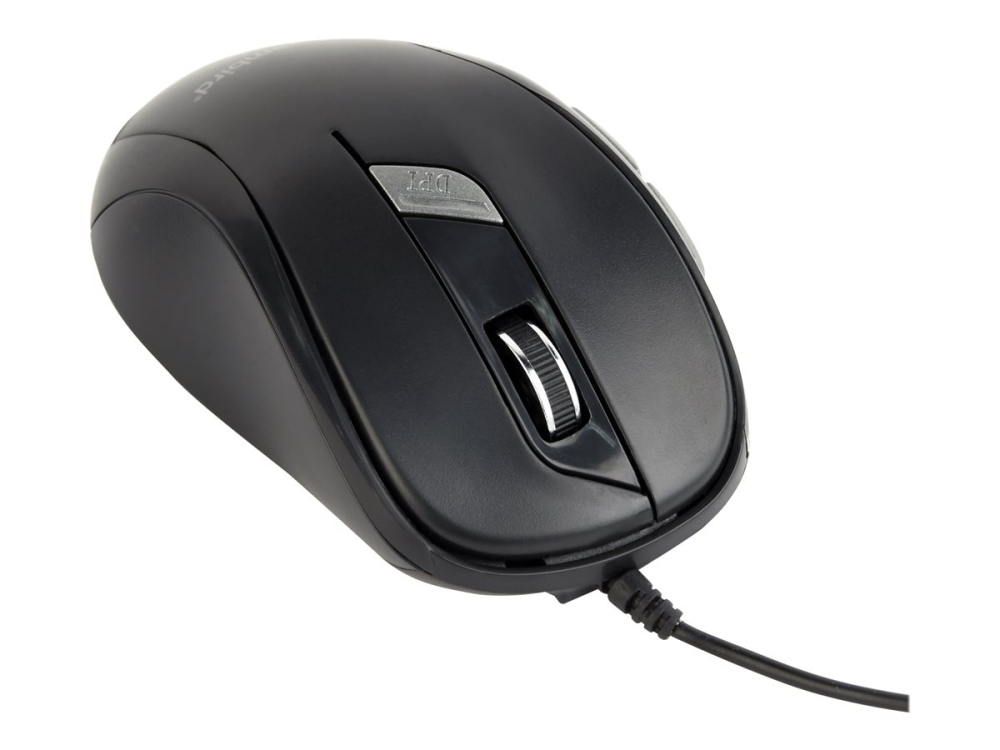Gembird MUS‑6B‑01 – Mouse optic 1600 DPI, USB, Black [2]