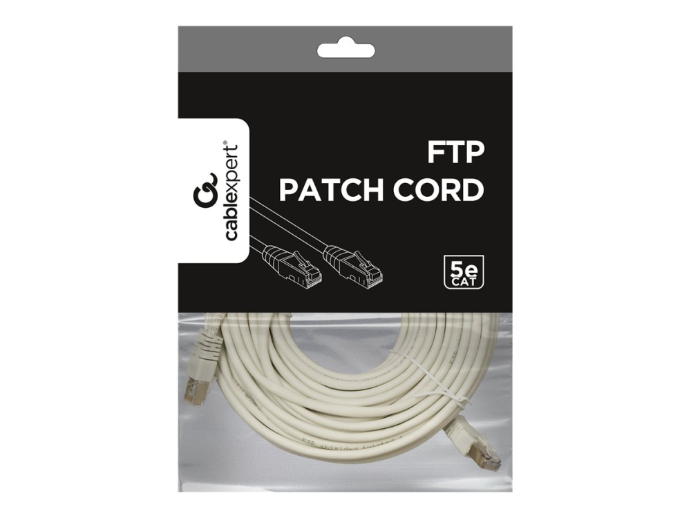 Gembird PP22‑20M – Patch Cord FTP Cat.5e 20m, Shielded, Grey [2]