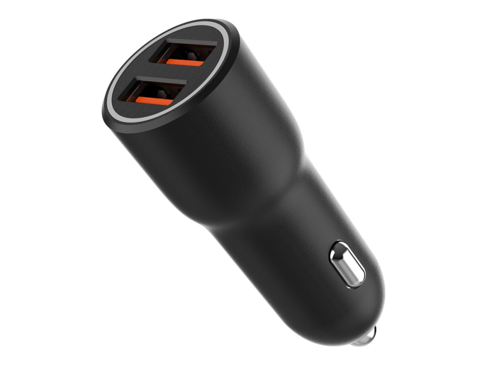 Gembird TA‑UC‑A2QC36‑CAR‑01 – Încărcător auto 36W QC 3.0, 2×USB‑A [3]