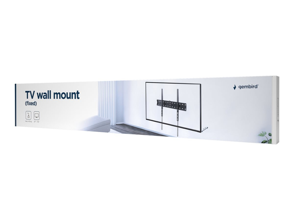 Gembird WM‑70F‑01 – Suport TV perete fix 37–70", 40 kg [2]