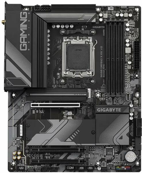 GIGABYTE B650 GAMING X AX V2 AM5 ATX Motherboard Front View [2]