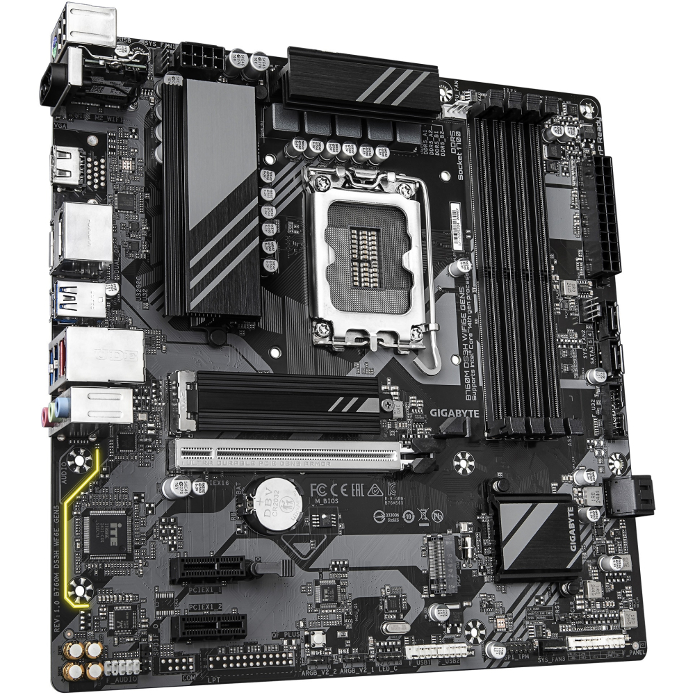 Gigabyte B760M DS3H WIFI6E GEN5 – DDR5, PCIe 5.0, WiFi 6E [3]