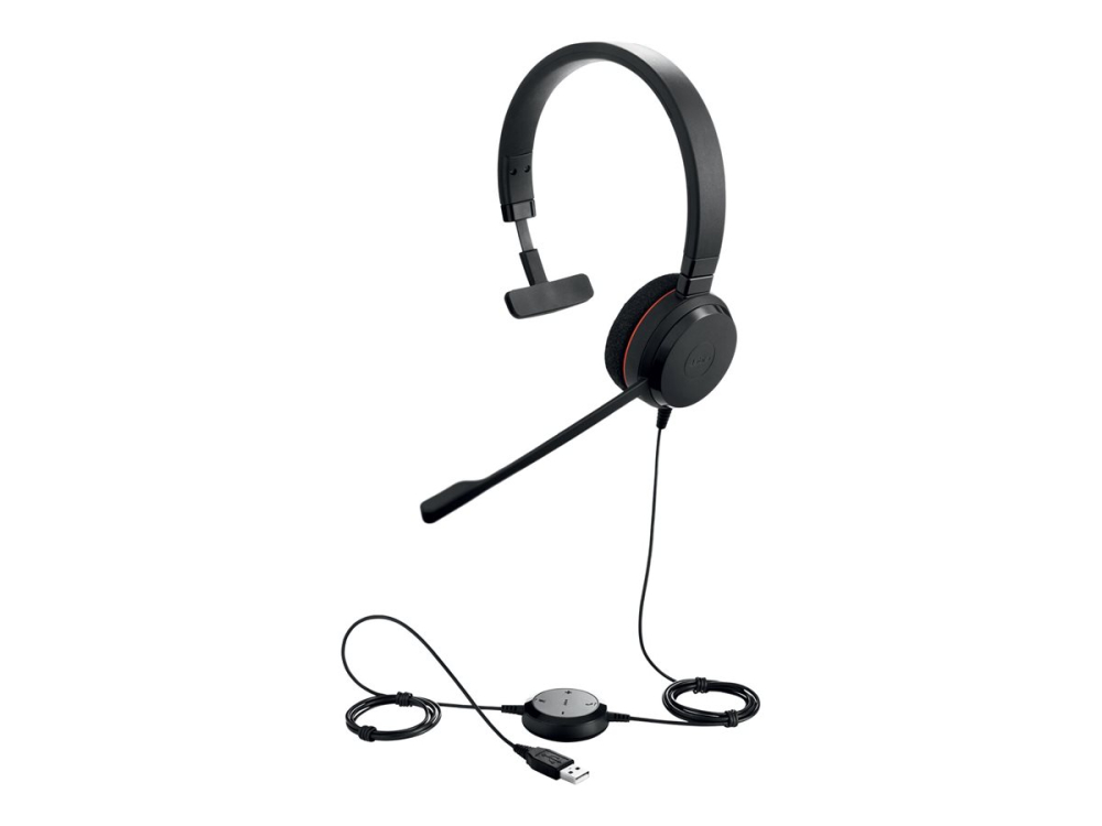 Jabra Evolve 20 MS Mono – Headset USB On‑Ear, Noise‑Cancelling [8]