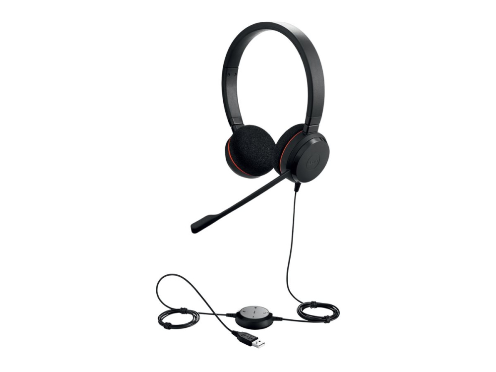 Jabra Evolve 20 USB C/A MS Stereo – Headset On‑Ear, Noise‑Isolating, MS Certified [7]