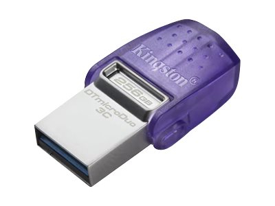 Kingston DataTraveler microDuo 3C 256GB – USB‑C + USB‑A, 200MB/s [2]