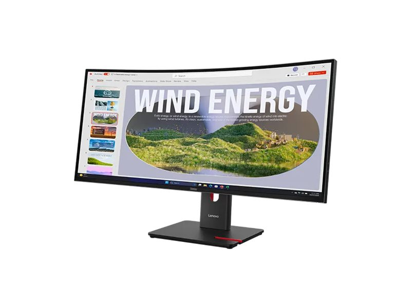 Lenovo ThinkVision T34WD‑40 34" Curved UWQHD, VA, 120Hz, USB‑C 96W [4]