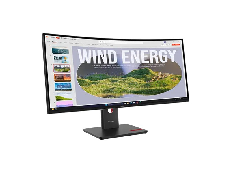 Lenovo ThinkVision T34WD‑40 34" Curved UWQHD, VA, 120Hz, USB‑C 96W [2]