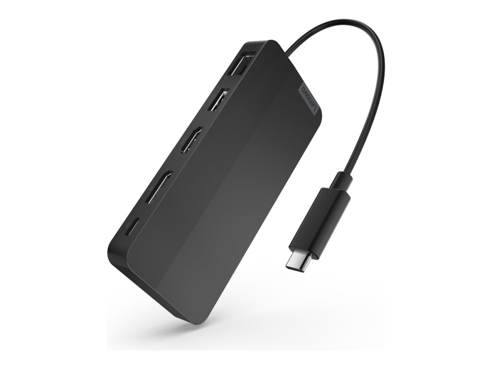 Lenovo USB‑C Dual Display Travel Dock – HDMI 2.1, DP 1.4, RJ‑45 [3]