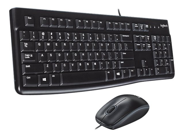 Logitech MK120 – Tastatură + Mouse USB, US International, Spill‑Resistant [2]