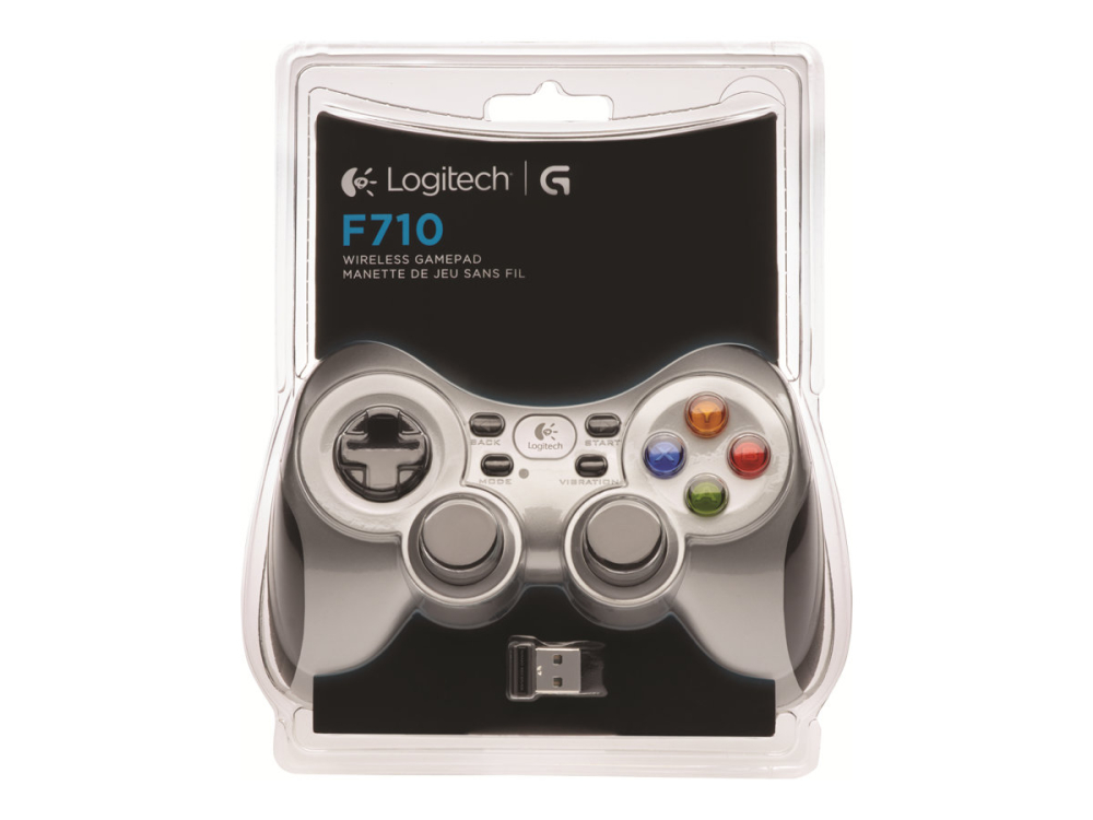 Logitech F710 – Gamepad Wireless 2.4 GHz, Vibrații, PC [6]