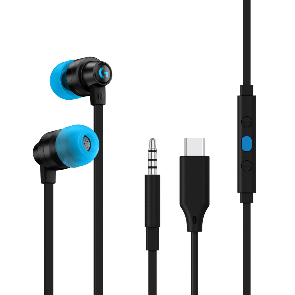 Logitech G G333 – Earphones In‑Ear Gaming cu Mic, 3.5 mm + USB‑C [6]