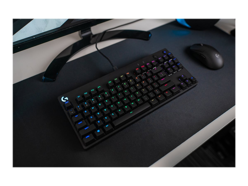 Logitech G PRO – Tastatură Mecanică TKL, GX Blue Clicky, RGB, USB [9]
