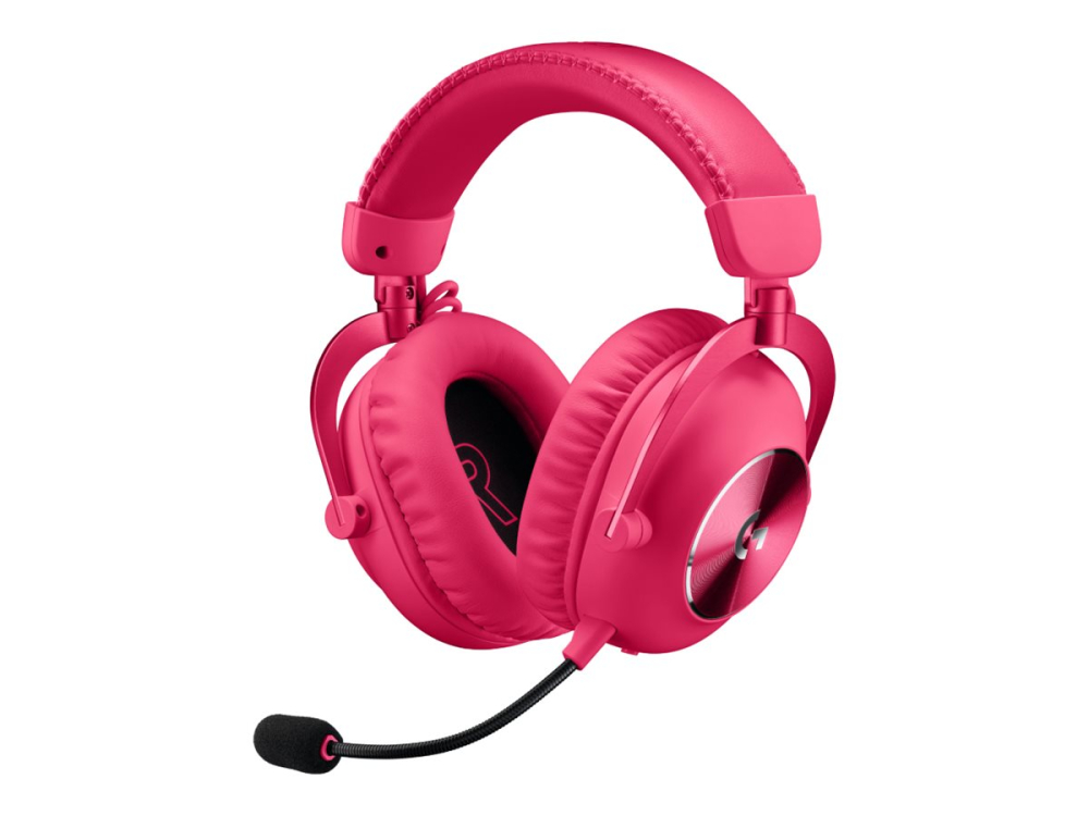 Logitech G PRO X 2 LIGHTSPEED Magenta – Wireless, Bluetooth, Graphene 50 mm [7]