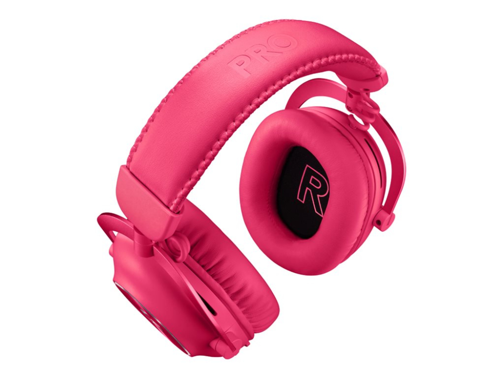 Logitech G PRO X 2 LIGHTSPEED Magenta – Wireless, Bluetooth, Graphene 50 mm [8]