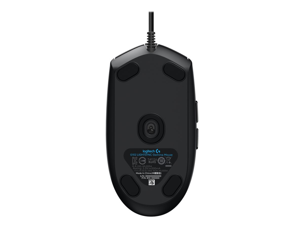 Logitech G102 LIGHTSYNC Black – Mouse Gaming 8000 DPI, RGB, 6 Butoane [4]