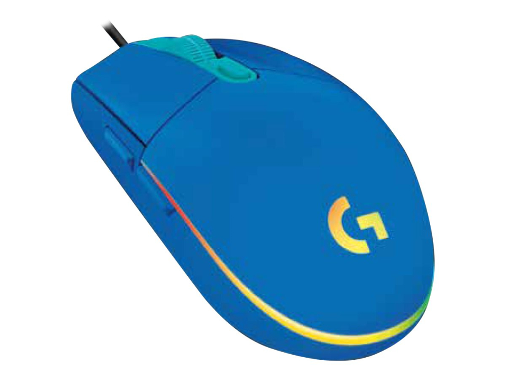 Logitech G102 LIGHTSYNC Blue – Mouse Gaming 8000 DPI, RGB, 6 Butoane [2]