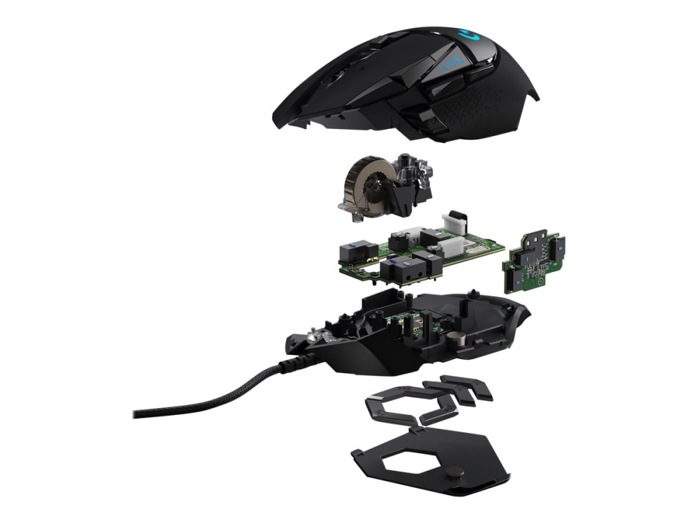 Logitech G502 HERO – Mouse Gaming 16000 DPI, RGB, 11 butoane [7]