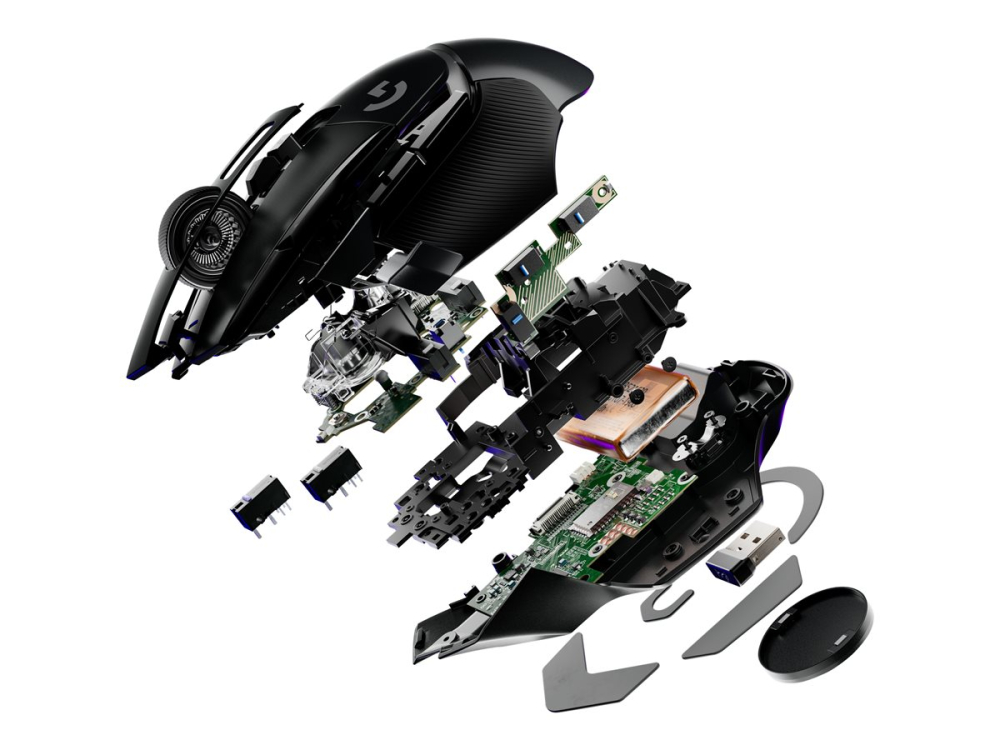 Logitech G502 X Black – Mouse Gaming HERO 25K, LIGHTFORCE, 25.600 DPI [6]