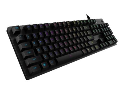 Logitech G512 Carbon GX Brown – Tastatură mecanică RGB, US Intl [2]