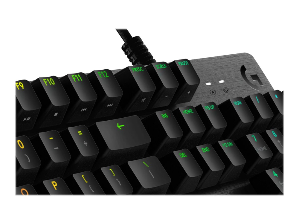 Logitech G512 Carbon GX Brown – Tastatură mecanică RGB, US Intl [8]