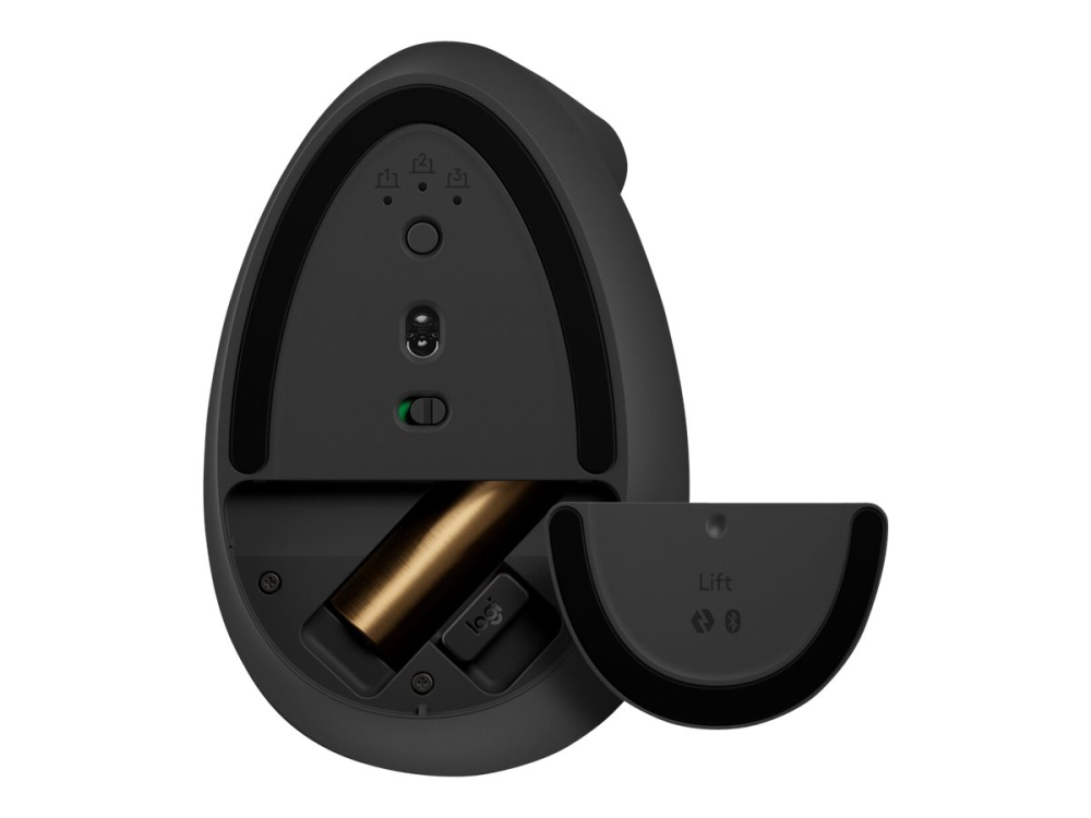 Logitech Lift – Mouse Vertical Ergonomic, Wireless Bluetooth + Logi Bolt, 4000 DPI [3]