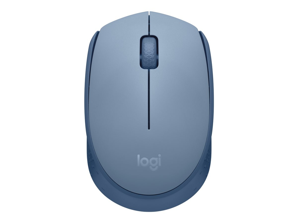 Logitech M171 – Mouse Wireless 2.4 GHz, Ambidextru, Blue/Grey [3]