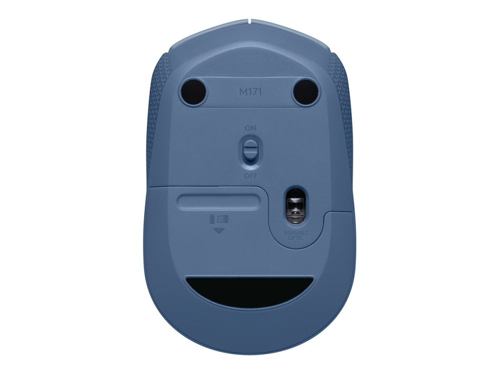 Logitech M171 – Mouse Wireless 2.4 GHz, Ambidextru, Blue/Grey [4]