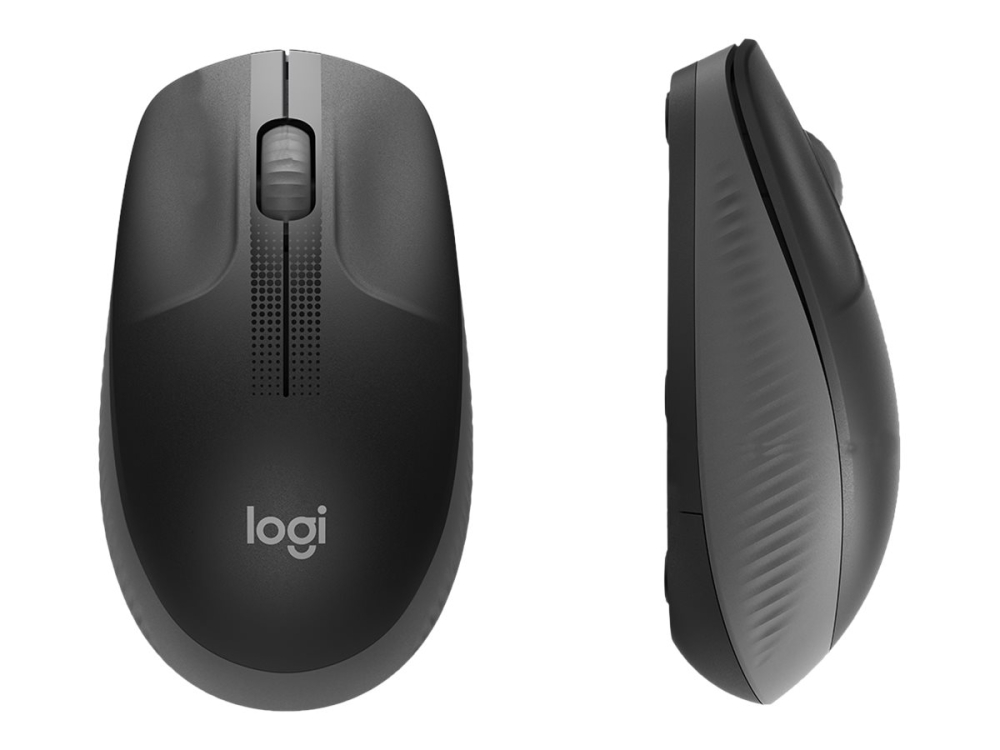 Logitech M190 Wireless Mouse – 1000 DPI, Full‑Size, Charcoal [4]