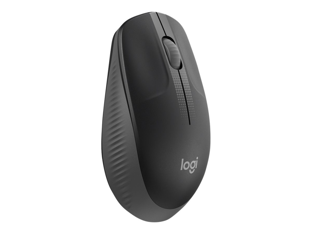 Logitech M190 Wireless Mouse – 1000 DPI, Full‑Size, Mid Grey [5]