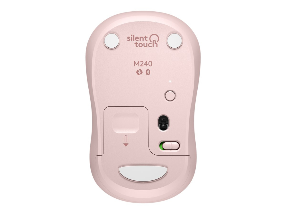 Logitech M240 Silent Rose – Mouse Wireless Bluetooth 4000 DPI, SilentTouch [3]