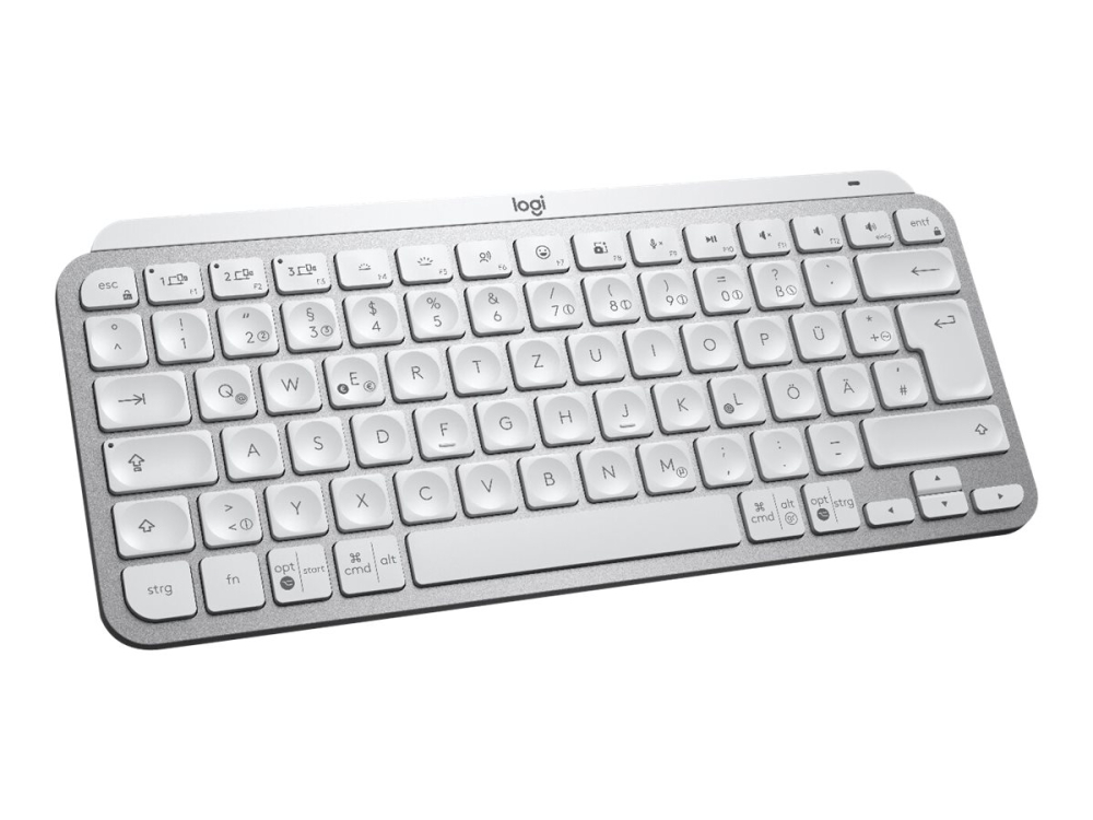 Logitech MX Keys Mini – Tastatură Wireless Iluminată, QWERTY US, Pale Grey [3]