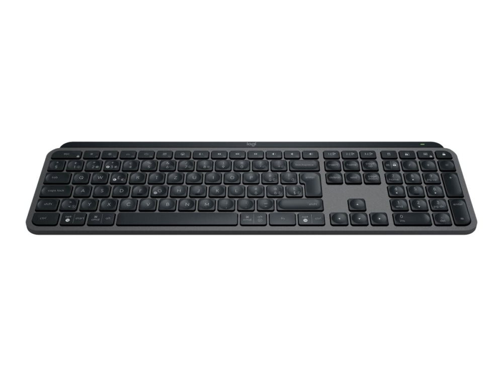 Logitech MX Keys S – Tastatură Wireless Iluminată, US Intl, Graphite + Palmrest [4]