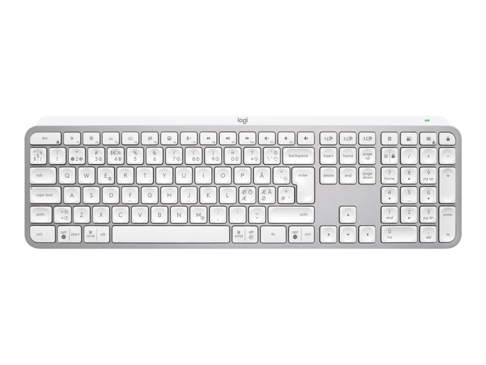 Logitech MX Keys S – Tastatură Wireless Iluminată, US Intl, Pale Grey [3]