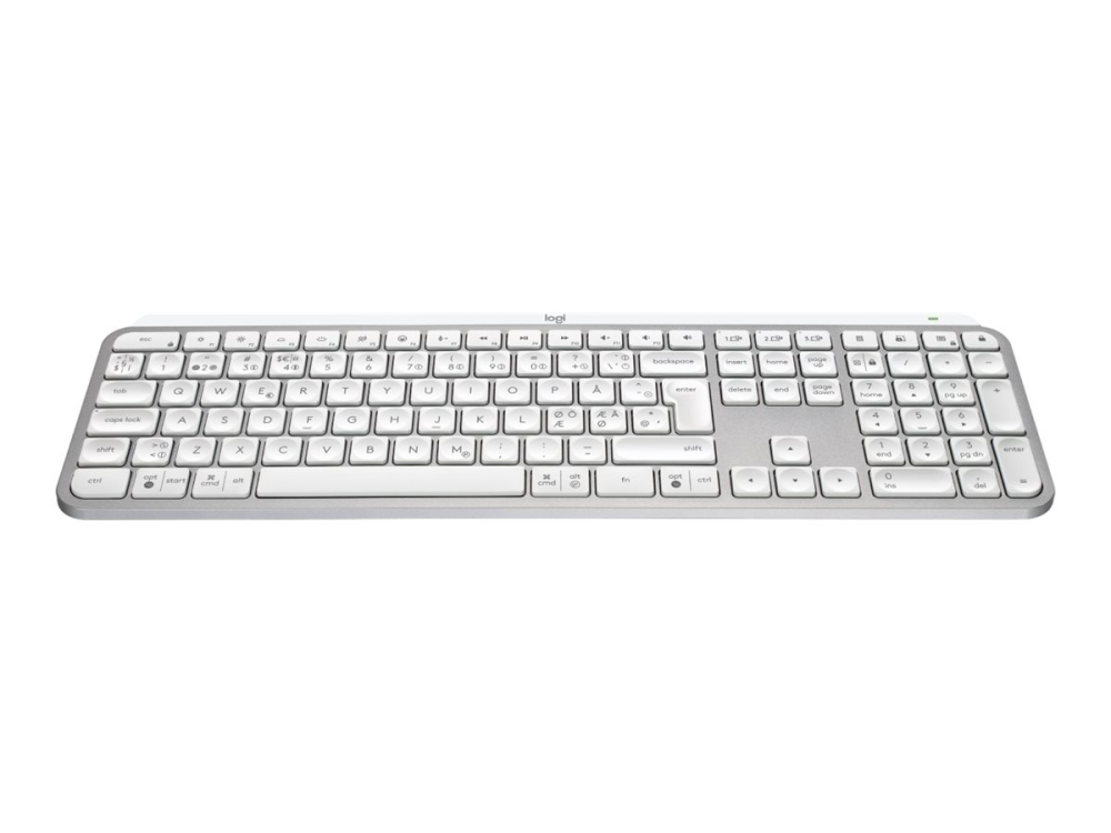 Logitech MX Keys S – Tastatură Wireless Iluminată, US Intl, Pale Grey [2]