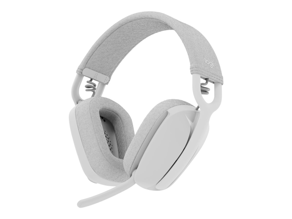 Logitech Zone Vibe 100, Headset Wireless Bluetooth, Over-Ear, Off-White [8]