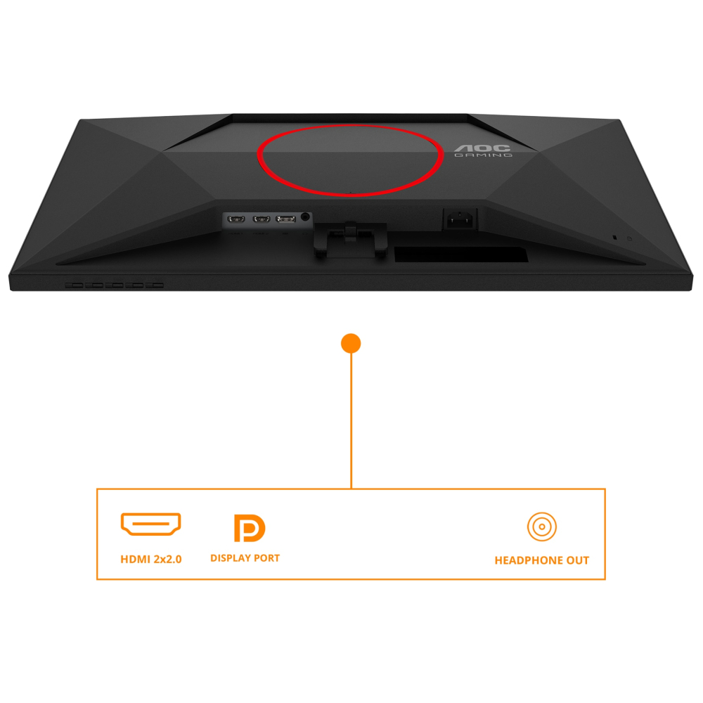 AOC 27G4HRE – Monitor Gaming 27″ IPS, Full HD, 180Hz [3]