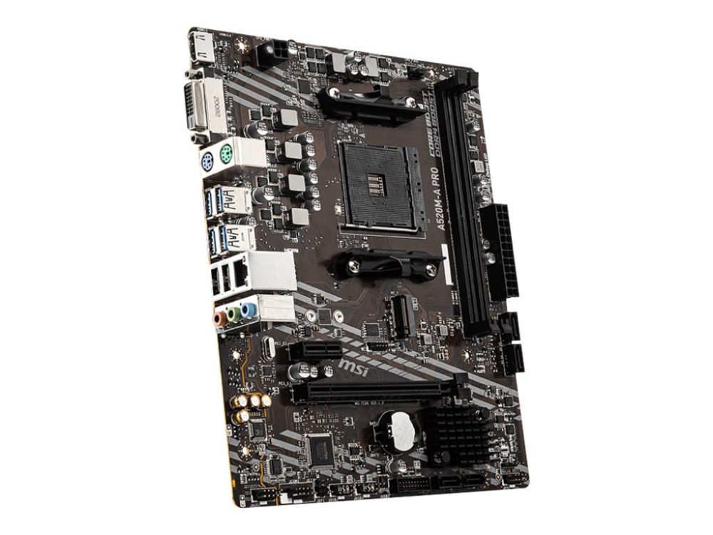 MSI A520M-A PRO AM4 microATX Motherboard [2]