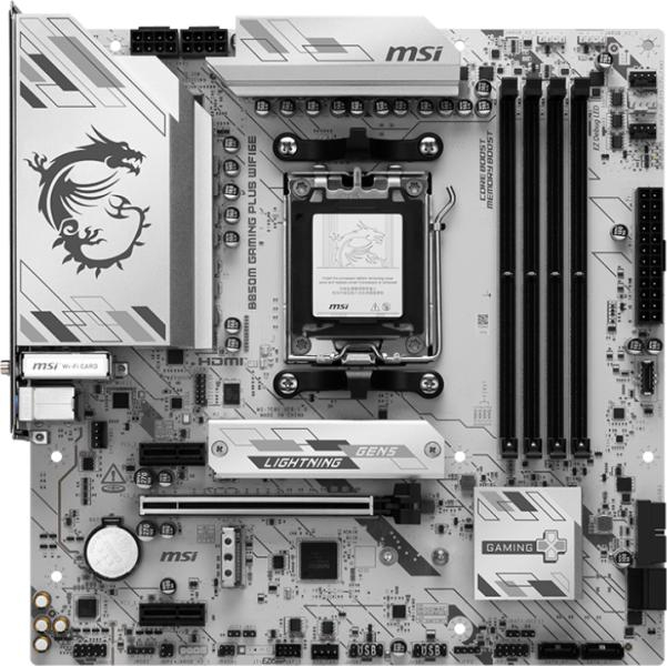MSI B850M GAMING PLUS WIFI6E AM5 mATX Motherboard [3]