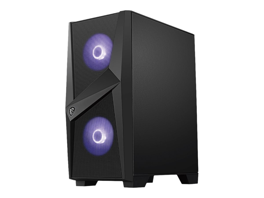 MSI MAG FORGE 100M – Carcasă Mid‑Tower ATX, 2× RGB, Sticlă Securizată [4]