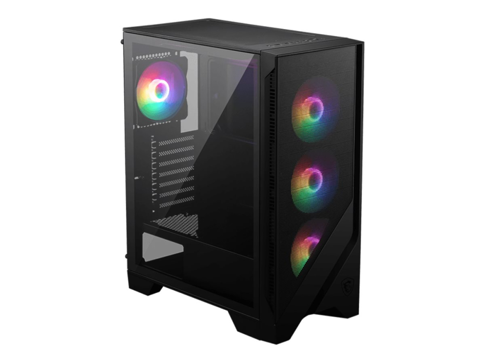 MSI MAG FORGE 120A AIRFLOW – Carcasă Mid‑Tower ATX, 3× ARGB, High‑Airflow [4]