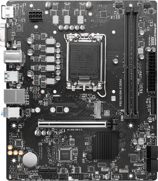 MSI PRO H610M‑E DDR4 – LGA1700, DDR4, HDMI/VGA, PCIe 4.0 [3]