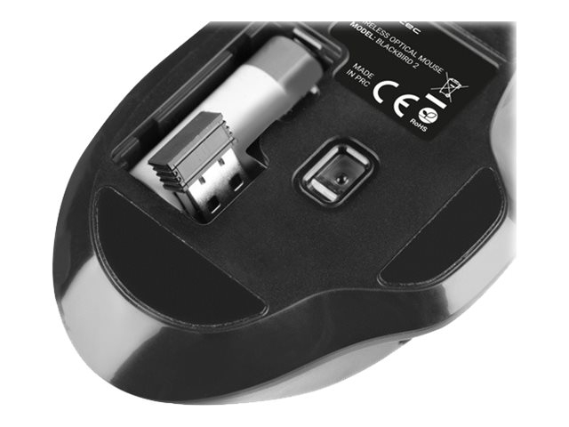 NATEC Blackbird 2 – Mouse Wireless 1600 DPI, Black [3]