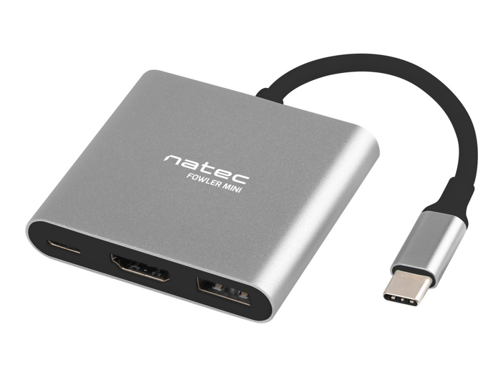 NATEC multi port Fowler USB-C pd. USB 3.0. HDMI 4K [3]