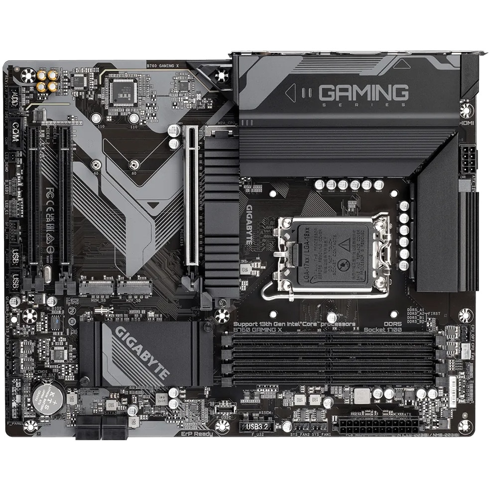 Gigabyte B760 GAMING X DDR4 Motherboard Top View [4]