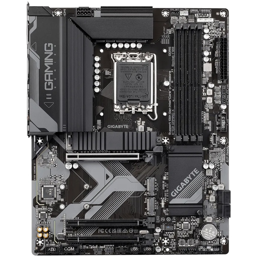 Gigabyte B760 GAMING X DDR4 Motherboard Top View [3]