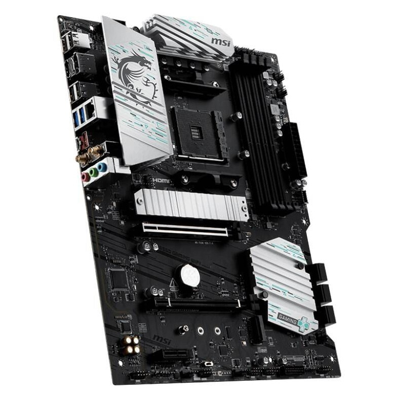 MSI B550 GAMING WIFI AM4 Motherboard Front View [3]